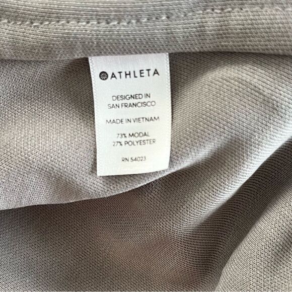 Athleta Serenity Skirt Grey Silver Size Medium TALL Sustainable Lenzing Modal - Picture 5 of 10